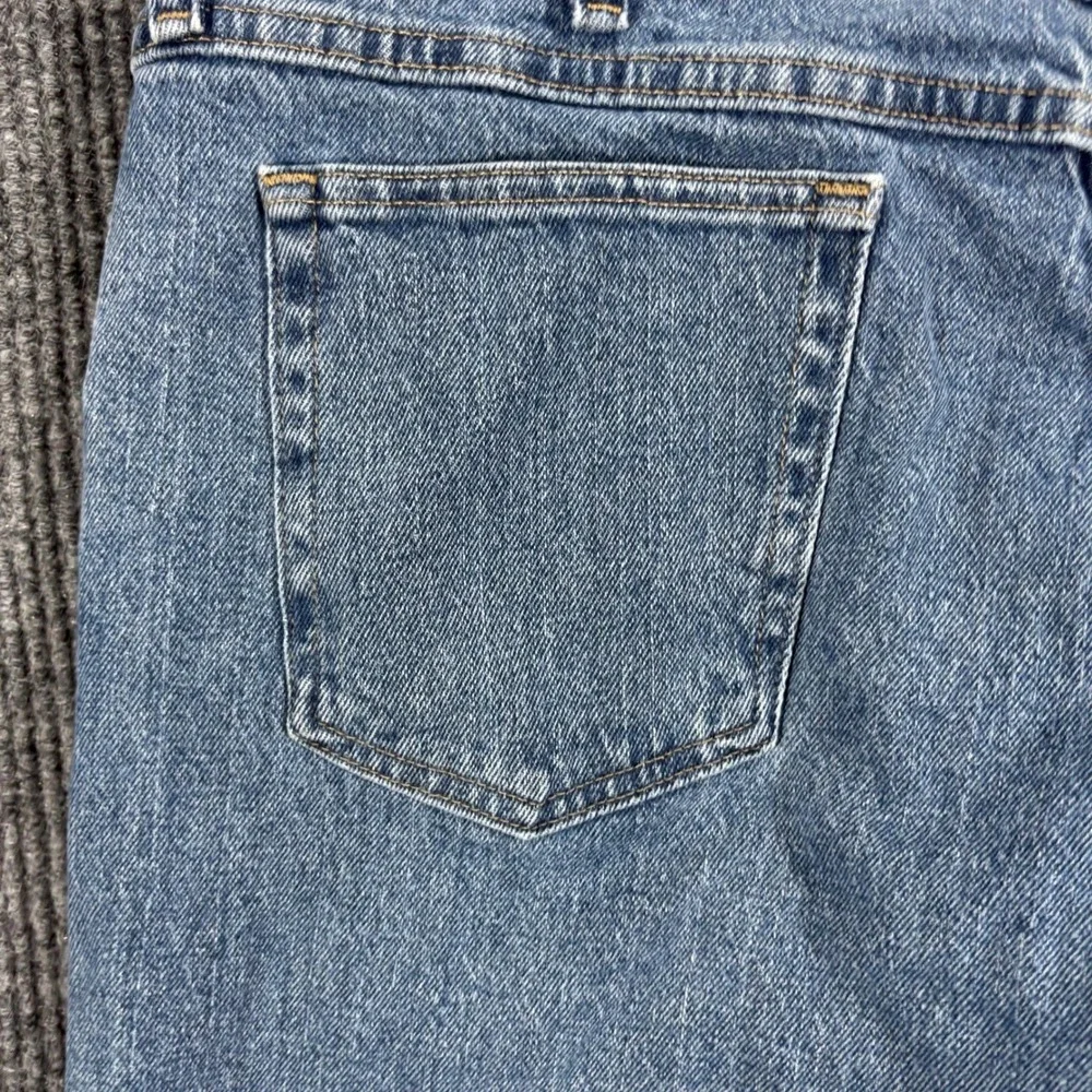 Wrangler Jeans Mens 38x30 Blue Premium Quality Straight Leg Denim Casual